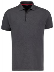 Adamo 139401 Tricou polo Gri închis melanj