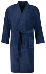 Adamo 149014 Halat de baie din velur Bleumarin
