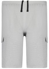 Adamo 159308 Pantaloni scurți cargo Gri melanj