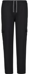 Adamo 159311 Pantaloni de trening cu buzunare Modern Fit Negru