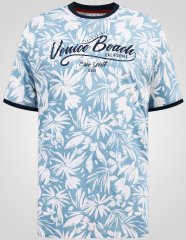 D555 Shoreham AO Tricou cu Imprimeu Venice Beach Albastru