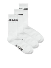 Jack & Jones Melvin Șosete de tenis Alb 3-pack