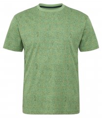 North Latitude Allover Printed Tricou Verde Mediu