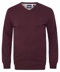 North Latitude 53133 V-Neck Knit Roșu