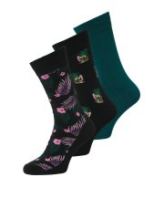 Jack & Jones Pineapple Skulls Șosete Neagră 3-pack