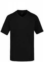 JP1880 702415 Tricou cu decolteu în V Neagră