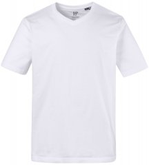 JP1880 702415 Tricou cu decolteu în V Albă