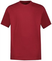 JP1880 702558 Tricou cu guler rotund Roșu închis