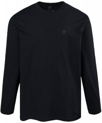 JP1880 702559 Tricou cu mânecă lungă Neagră