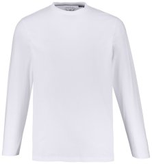 JP1880 702559 Tricou cu mânecă lungă Albă