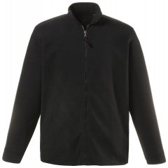 JP1880 705552 Jachetă fleece cu guler înalt Neagră