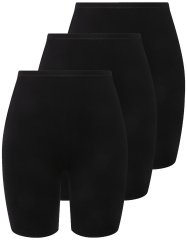 Ulla Popken 716595 Boxeri set de 3 Neagră