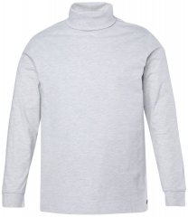JP1880 723303 Bluză cu guler înalt și mânecă lungă Natural melanj TALL