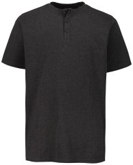 JP1880 726695 Tricou Henley Gri închis