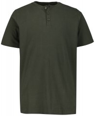 JP1880 726695 Tricou Henley Oliv închis
