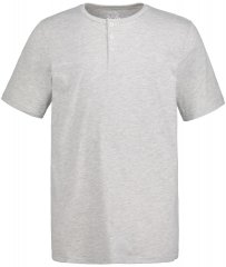 JP1880 726695 Tricou Henley Gri melanj