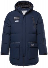 JP1880 748520 Parka hidrofugă și rezistentă la vânt Bleumarin