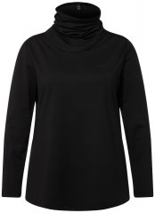 Ulla Popken 751623 Bluză de schi cu uscare rapidă Neagră