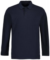 JP1880 799230 Tricou polo cu mânecă lungă Bleumarin
