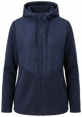 Ulla Popken 800400 Geacă căptușită cu polar Bleumarin