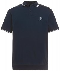 JP1880 802789 Tricou polo cu guler alb contrastant Bleumarin