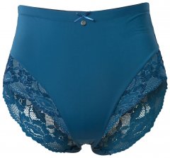 Ulla Popken 809385 Chiloți modelatori cu dantelă Petrol