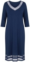 Ulla Popken 815333 Cămașă de noapte Bleumarin