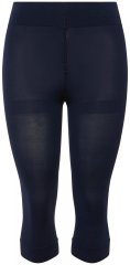 Ulla Popken 815580 Colanți 3/4 fără talpă cu protecție pentru coapse 80 den Bleumarin