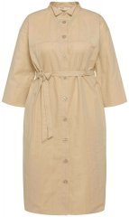 Ulla Popken 816283 Rochie tip cămașă Verde deschis