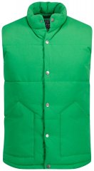 JP1880 818980 Vestă matlasată din amestec de bumbac Verde deschis