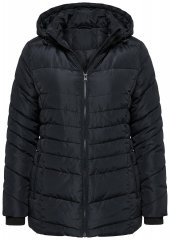 Ulla Popken 820889 Palton matlasat Neagră