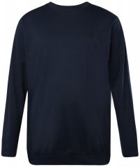 JP1880 827128 Tricou cu mânecă lungă cu croi pentru burtă Bleumarin