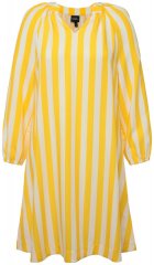 Ulla Popken 827653 Rochie în dungi Galben