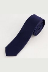 JP1880 828309 Cravată din mătase extra-lung Bleumarin