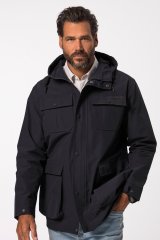 JP1880 828706 Jachetă de ploaie cu fermoar ascuns Bleumarin