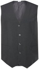 Men+ 668 Madrid Vestă de costum Antracit