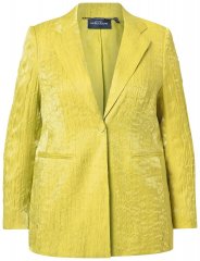 Ulla Popken 830767 Sacou crinkle Verde deschis