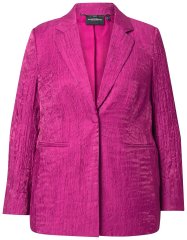 Ulla Popken 830767 Sacou cu efect șifonat Magenta
