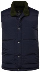 JP1880 831193 Vestă cu căptușeală teddy Bleumarin