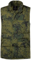 JP1880 831610 Vestă matlasată în camuflaj Verde
