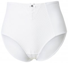 Ulla Popken 834307 Chiloți modelatori cu dantelă Alb unt