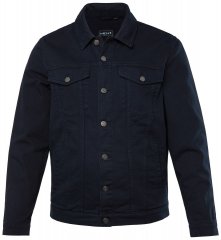 Men+ 446 Geacă de blugi cu buzunare la piept Bleumarin
