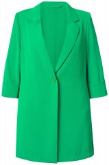 Ulla Popken 836165 Sacou lung cu mânecă 3/4 Verde