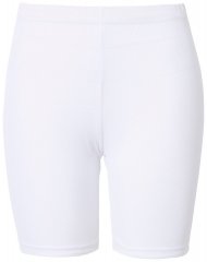 Ulla Popken 836805 Pantaloni scurți anti-frecare cu buline Alb