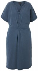 Ulla Popken 837403 Rochie din jerseu cu mânecă scurtă Bleumarin