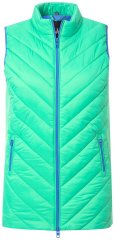 Ulla Popken 837409 Vestă HYPRAR matlasată Verde deschis