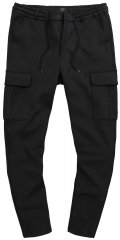 JP1880 New York Flexnamic Pantaloni din jerseu cu buzunare cargo Neagră