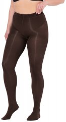 Ulla Popken 837870 Ciorapi cu chilot 100 den Maro