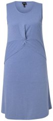 Ulla Popken 837874 Rochie din jerseu fără mâneci Albastru