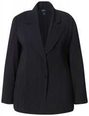 Ulla Popken 839843 Sacou plisat Neagră